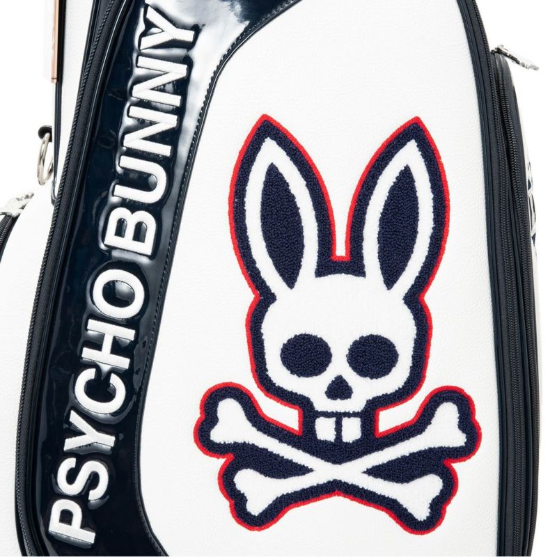 PsychoBunny ユニセックス メンズ レディース キャディバッグ ホワイト