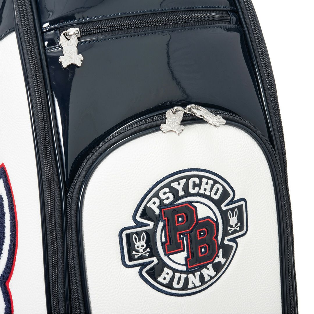 PsychoBunny ユニセックス メンズ レディース キャディバッグ ホワイト