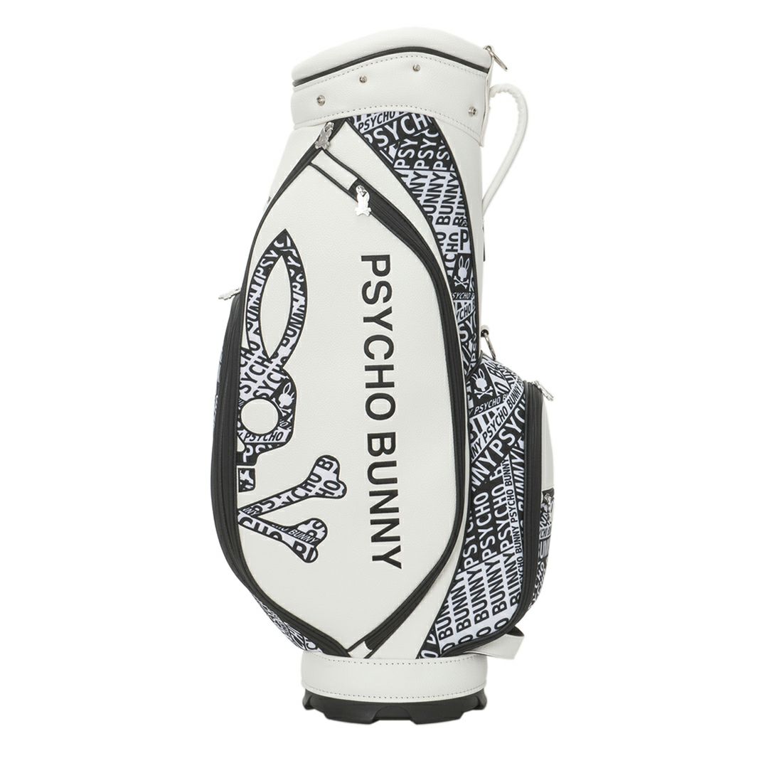 PsychoBunny ユニセックス メンズ レディース キャディバッグ ホワイト