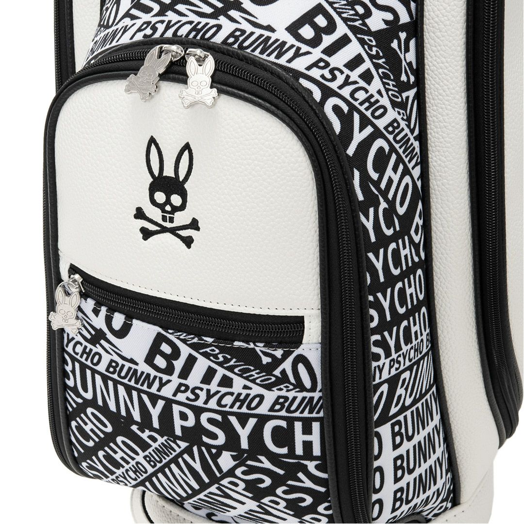 PsychoBunny ユニセックス メンズ レディース キャディバッグ ホワイト