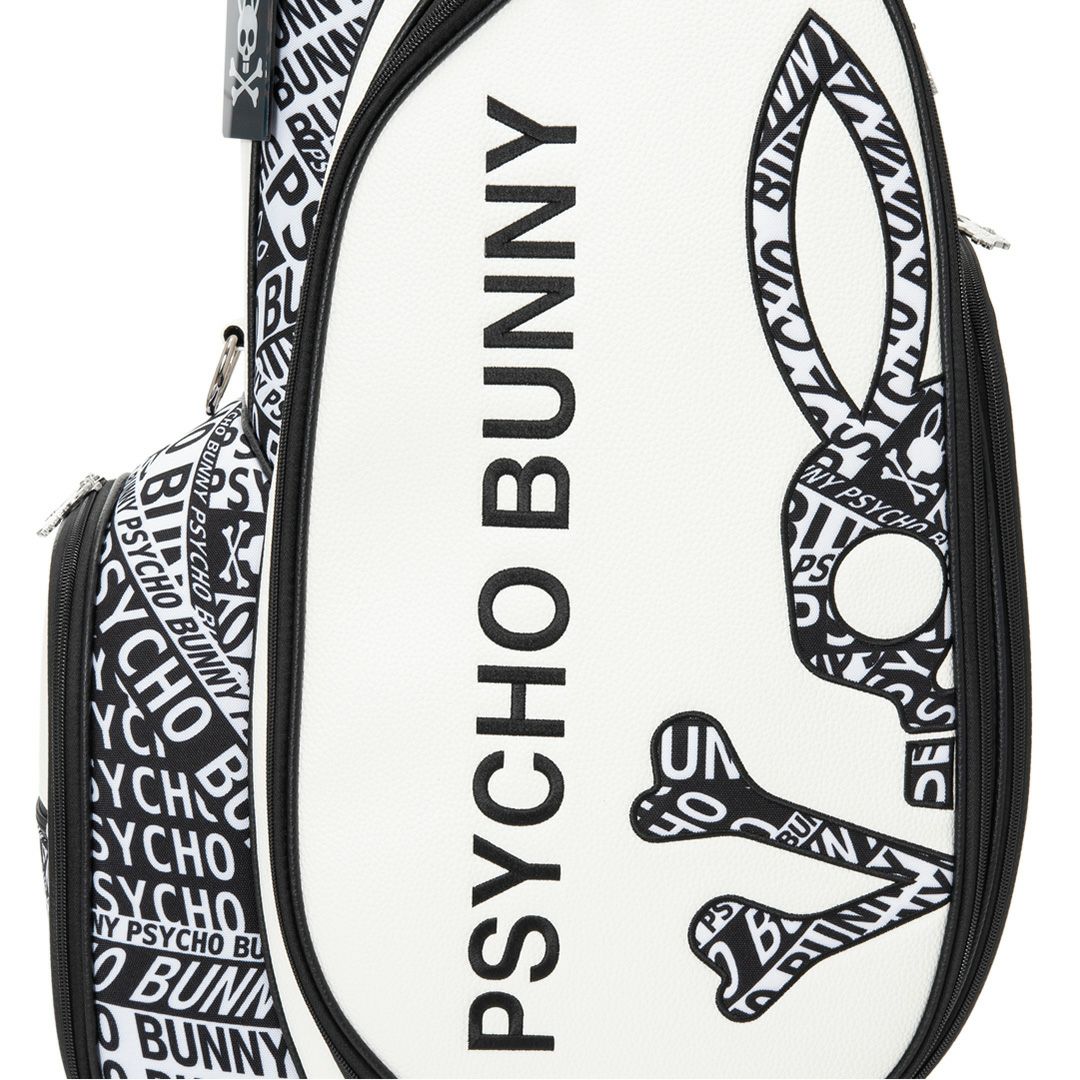 PsychoBunny ユニセックス メンズ レディース キャディバッグ ホワイト