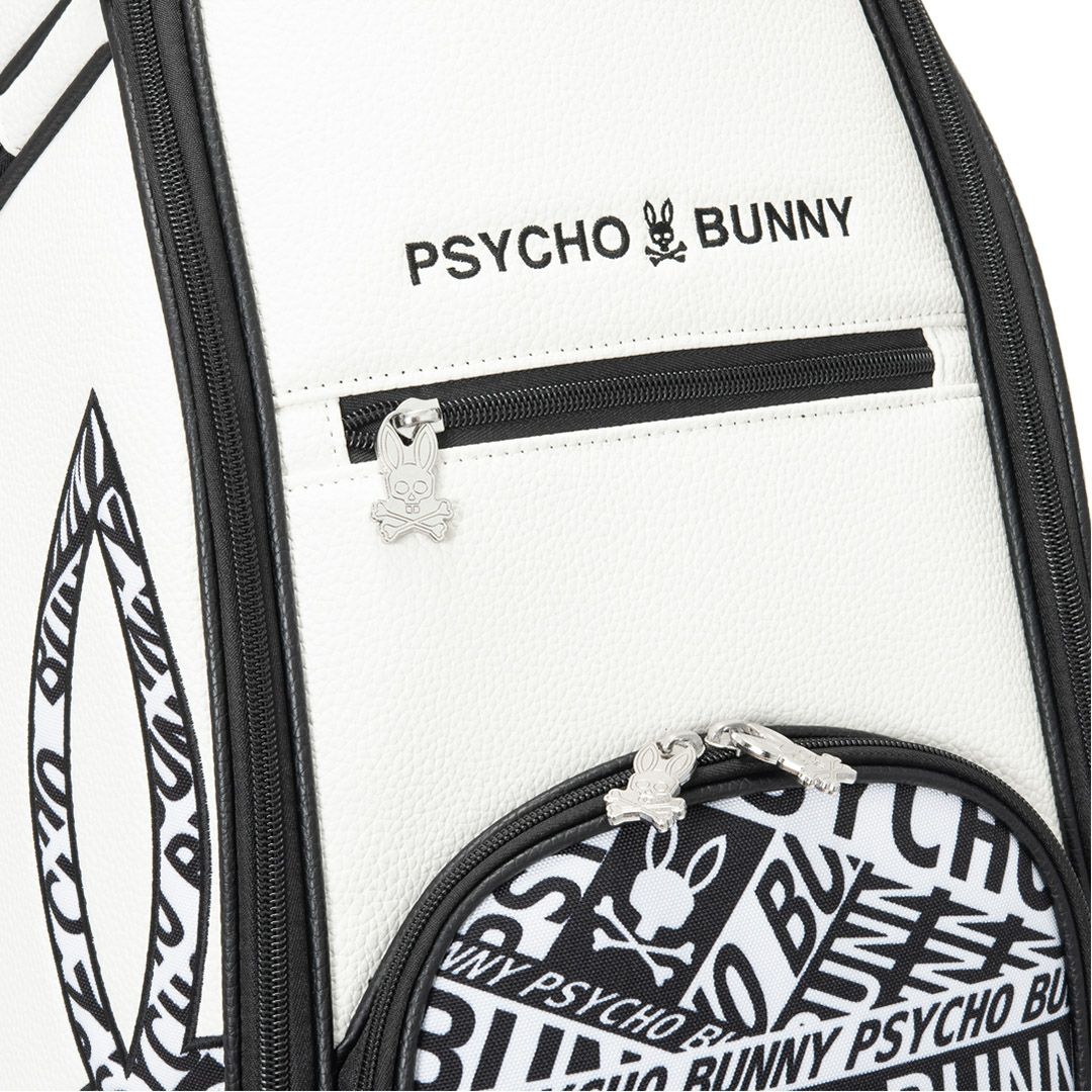 PsychoBunny ユニセックス メンズ レディース キャディバッグ ホワイト