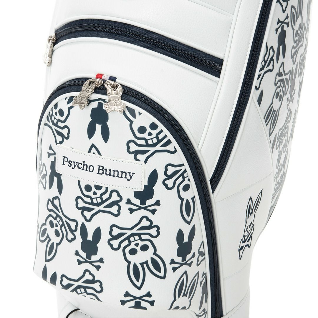 PsychoBunny ユニセックス メンズ レディース キャディバッグ ホワイト