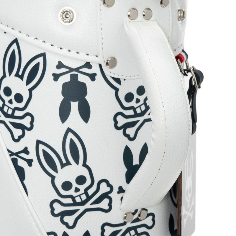 PsychoBunny ユニセックス メンズ レディース キャディバッグ ホワイト