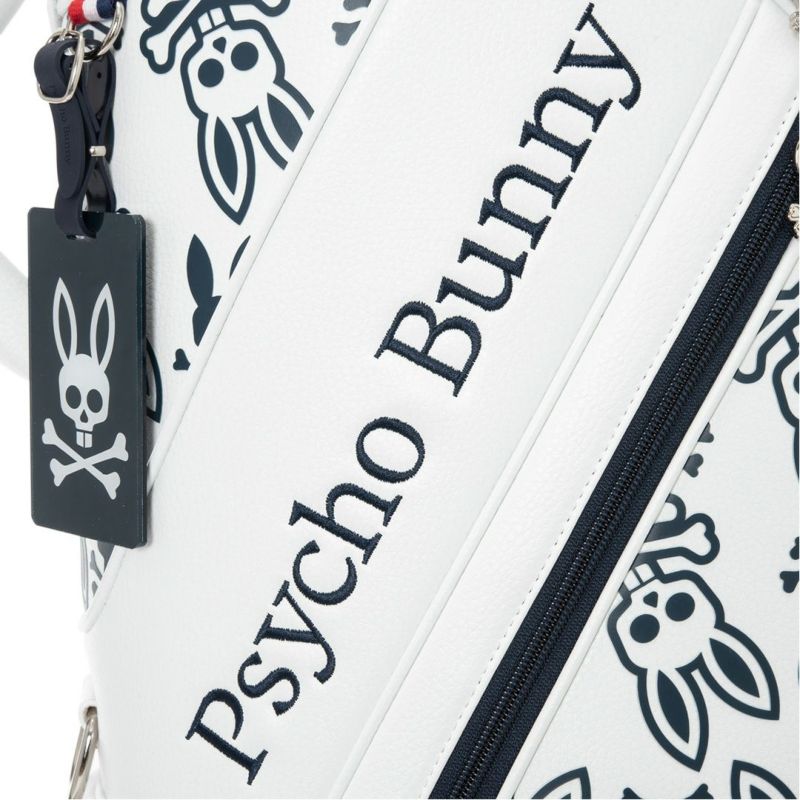 PsychoBunny ユニセックス メンズ レディース キャディバッグ ホワイト