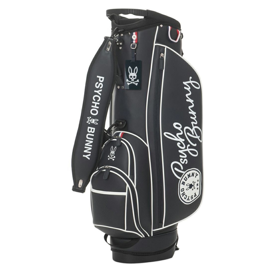 PsychoBunny ユニセックス メンズ レディース スタンドキャディバッグ ネイビー