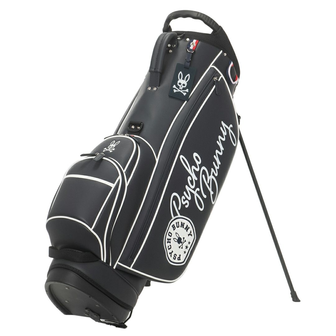 PsychoBunny ユニセックス メンズ レディース スタンドキャディバッグ ネイビー