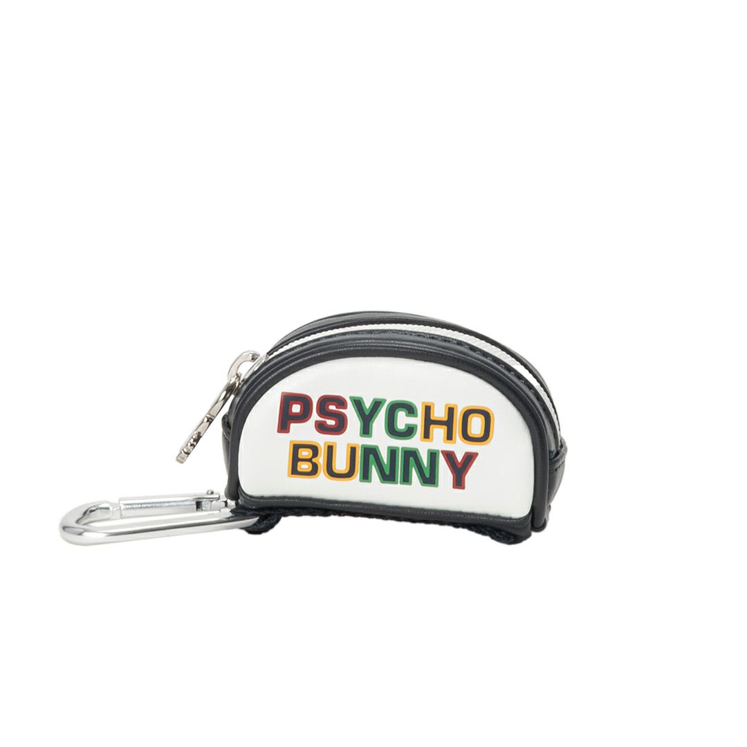 PsychoBunny ユニセックス メンズ レディース  ボールポーチ ホワイト