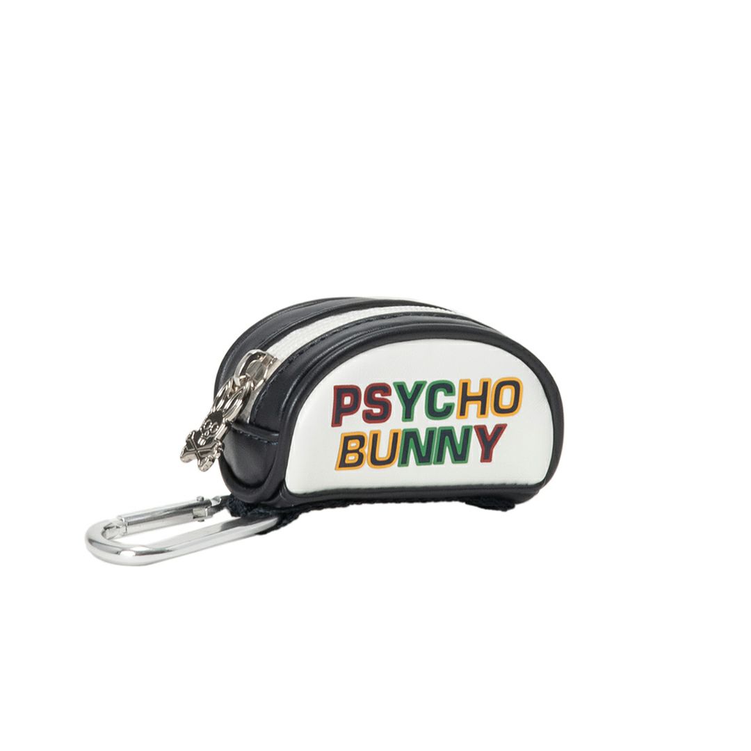 PsychoBunny ユニセックス メンズ レディース  ボールポーチ ホワイト