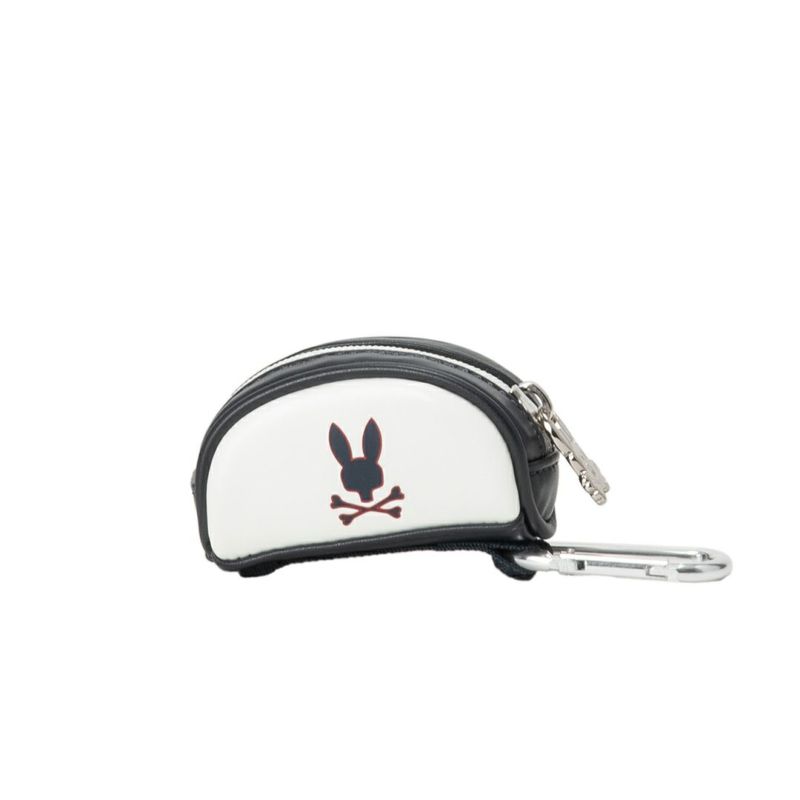 PsychoBunny ユニセックス メンズ レディース  ボールポーチ ホワイト