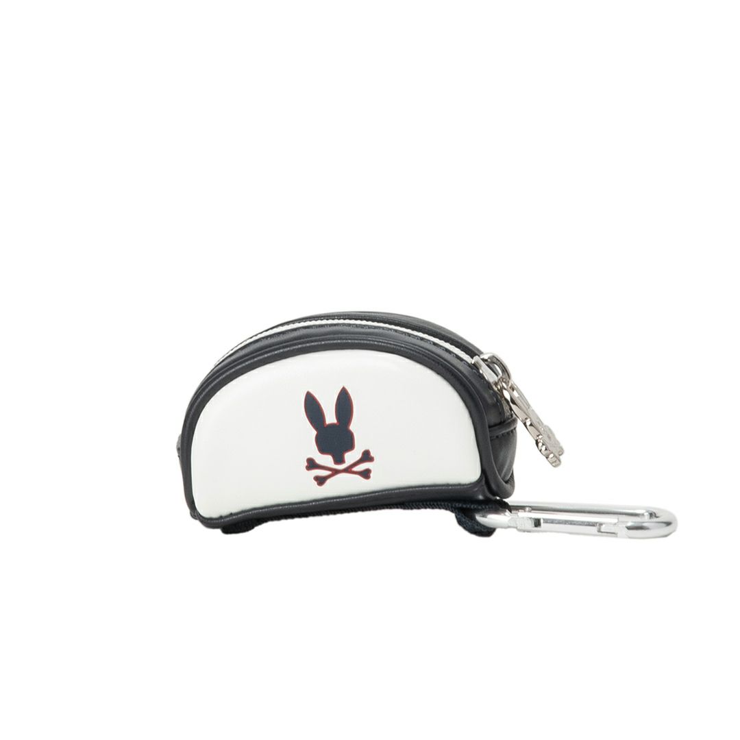 PsychoBunny ユニセックス メンズ レディース  ボールポーチ ホワイト