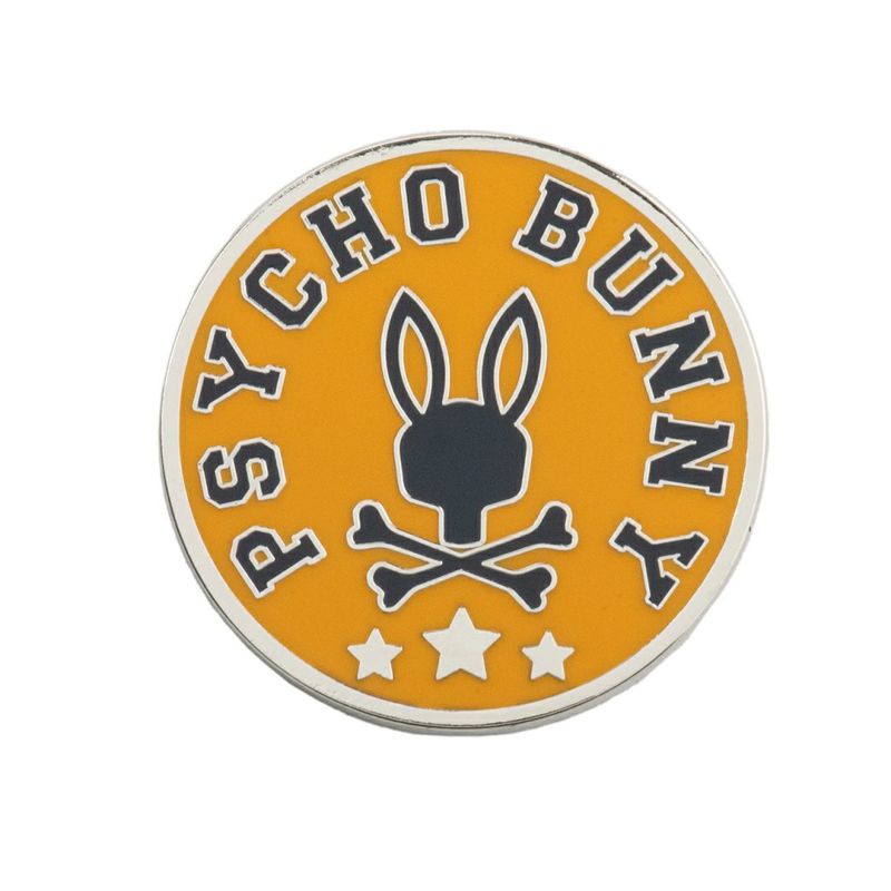 PsychoBunny ユニセックス メンズ レディース ゴルフマーカー イエロー