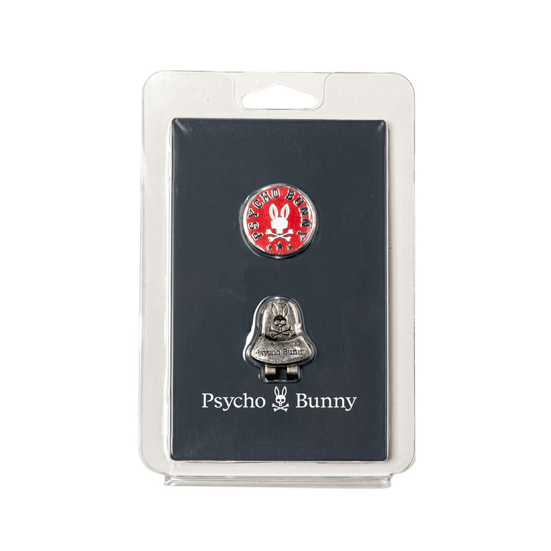 PsychoBunny ユニセックス メンズ レディース ゴルフマーカー レッド