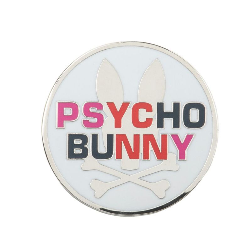 PsychoBunny ユニセックス メンズ レディース ゴルフマーカー ホワイト