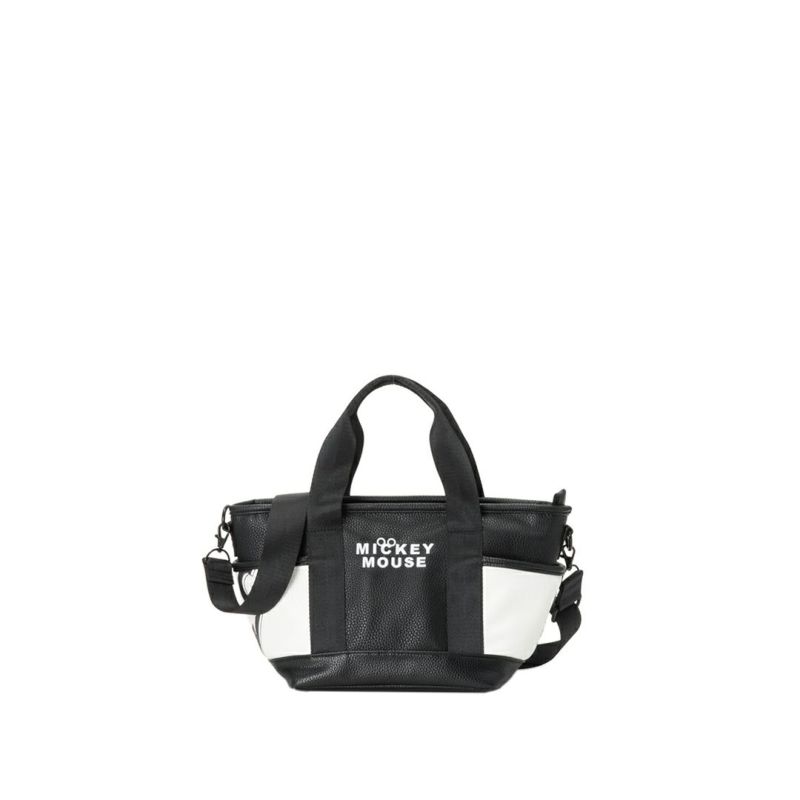 ディズニー DISNEY メンズ レディース ユニセックス MONOCHROME MICKEY GOLF ROUND BAG XYMG5FB2 詳細1