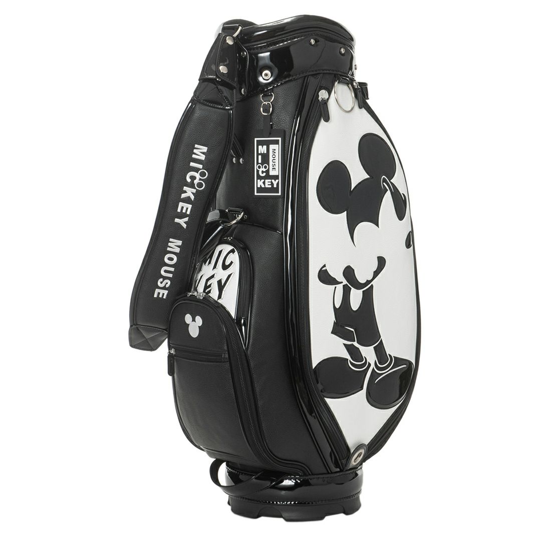 ディズニー DISNEY メンズ レディース ユニセックス MONOCHROME MICKEY GOLF CADDIE BAG XYMG5FC1 詳細2