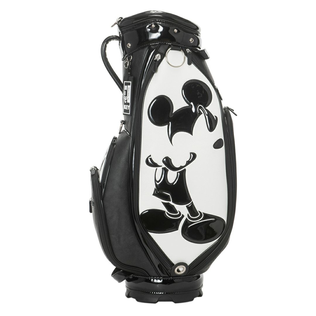 ディズニー DISNEY メンズ レディース ユニセックス MONOCHROME MICKEY GOLF CADDIE BAG XYMG5FC1 詳細4