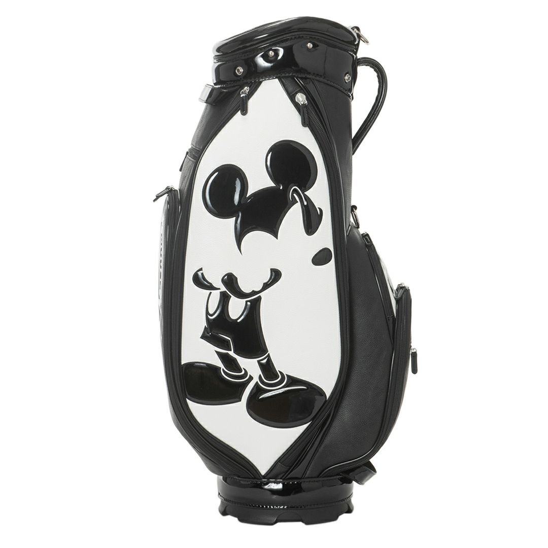 ディズニー DISNEY メンズ レディース ユニセックス MONOCHROME MICKEY GOLF CADDIE BAG XYMG5FC1 詳細6