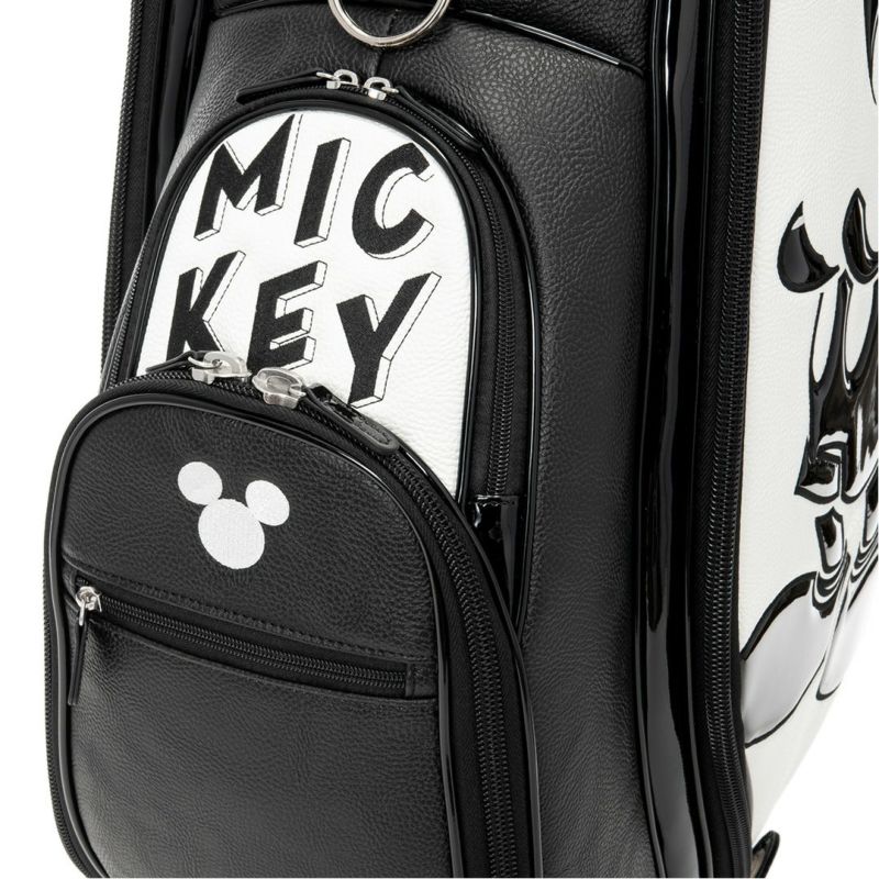 ディズニー DISNEY メンズ レディース ユニセックス MONOCHROME MICKEY GOLF CADDIE BAG XYMG5FC1 詳細7