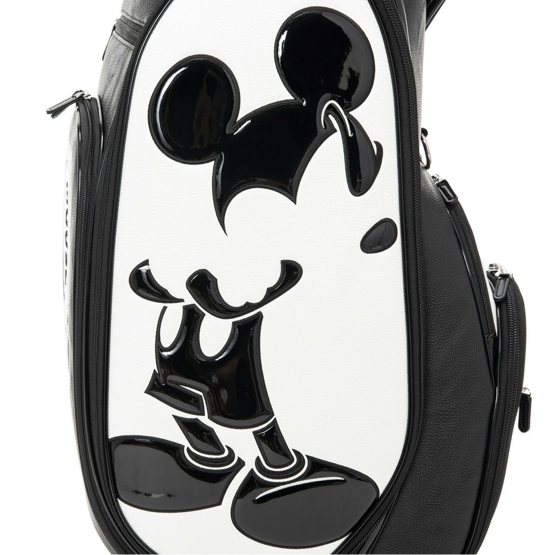 ディズニー DISNEY メンズ レディース ユニセックス MONOCHROME MICKEY GOLF CADDIE BAG XYMG5FC1 詳細10