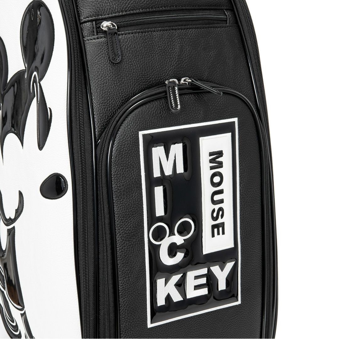 ディズニー DISNEY メンズ レディース ユニセックス MONOCHROME MICKEY GOLF CADDIE BAG XYMG5FC1 詳細11