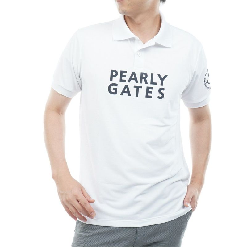 パーリーゲイツ PEARLY GATES メンズ PG is PG ハイゲージストレッチBOXカノコ半袖ポロシャツ (MENS) PAMA54M 詳細2