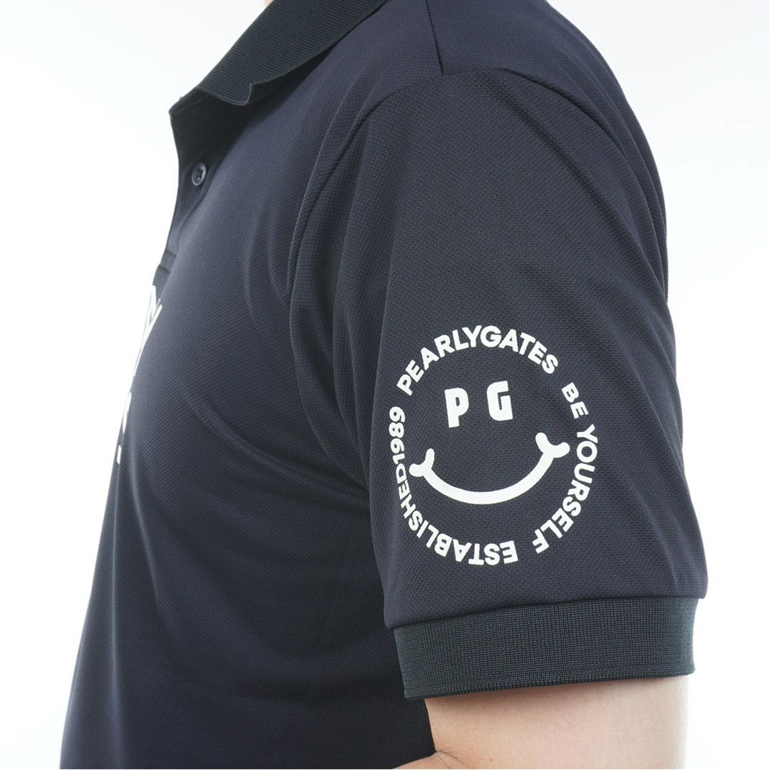 パーリーゲイツ PEARLY GATES メンズ PG is PG ハイゲージストレッチBOXカノコ半袖ポロシャツ (MENS) PAMA54M 詳細8