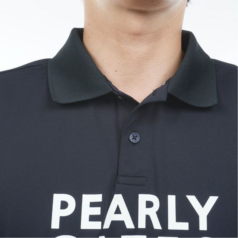 PEARLYGATES ﾒﾝｽﾞ ﾈｲﾋﾞｰ ｼｬﾂ