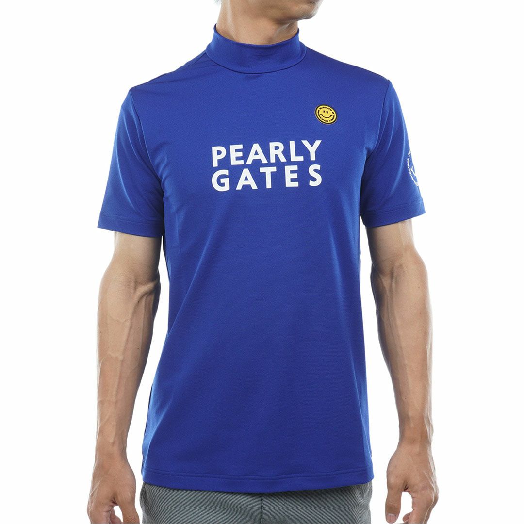 パーリーゲイツ PEARLY GATES メンズ PG is PG ベアカノコ半袖ハイネックカットソー (MENS) PAMA54Z 詳細1