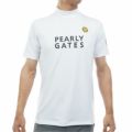 PEARLY GATES メンズ ハイネックシャツ ホワイト