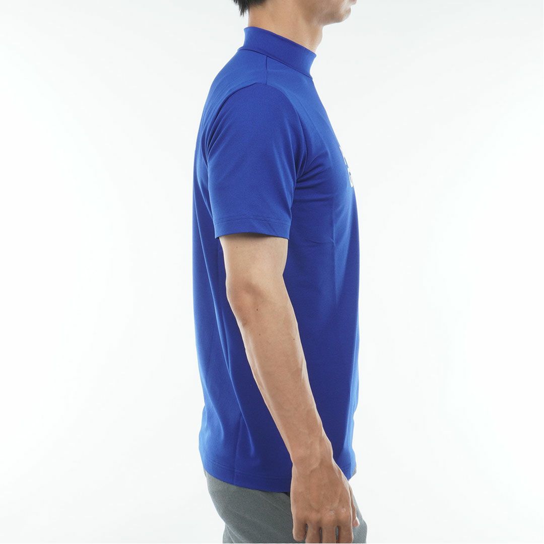 PEARLY GATES メンズ ハイネックシャツ ブルー