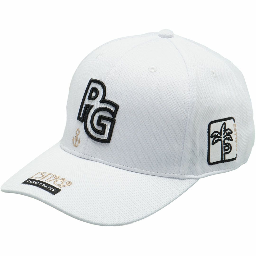 パーリーゲイツ PEARLY GATES メンズ レディース ユニセックス PGロゴベーシックキャップ (UNISEX) PAMG5AGF 詳細2
