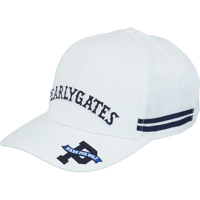 パーリーゲイツ PEARLY GATES メンズ レディース ユニセックス ベースボールロゴリサイクルツイルキャップ (UNISEX) PAMG5ANF 詳細1