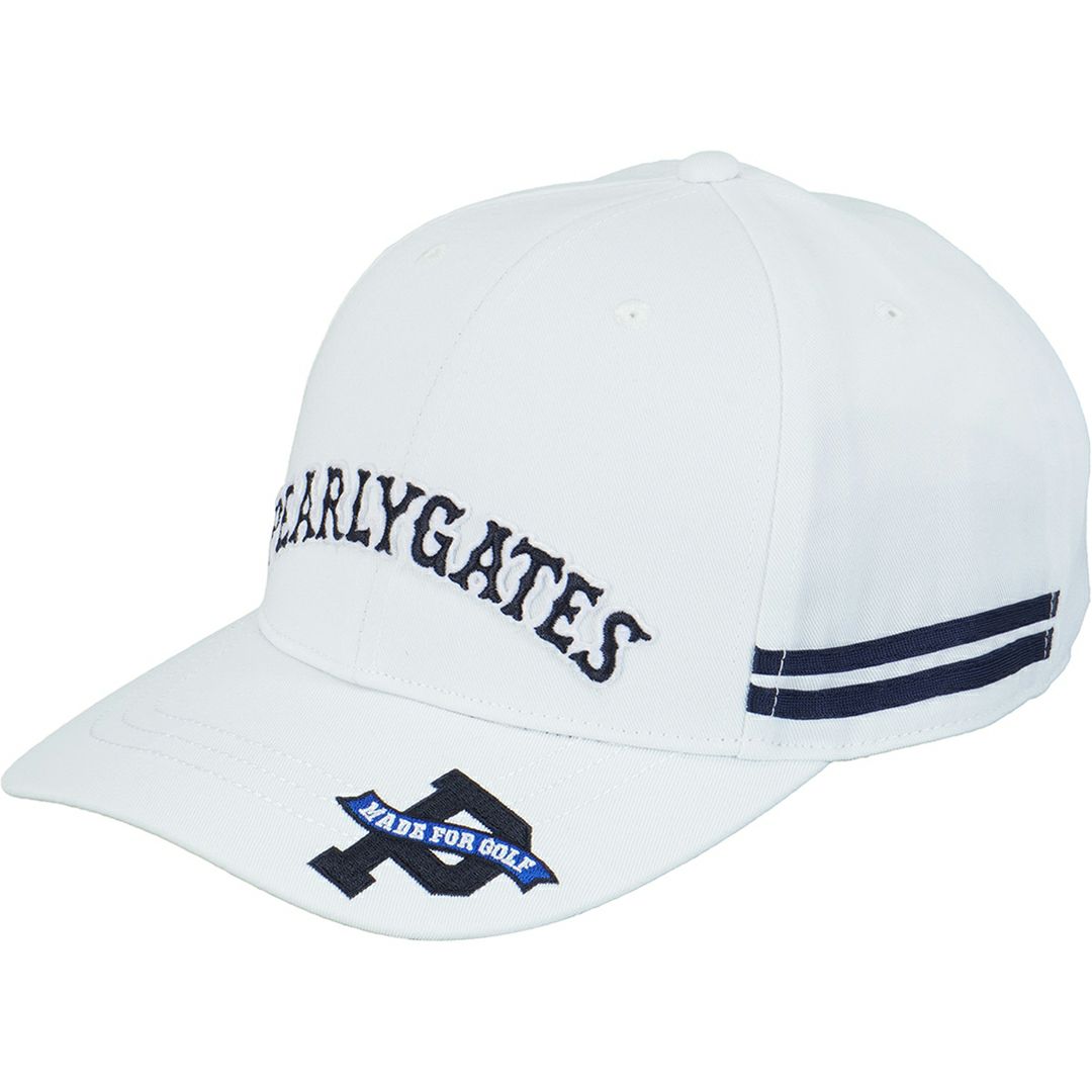 パーリーゲイツ PEARLY GATES メンズ レディース ユニセックス ベースボールロゴリサイクルツイルキャップ (UNISEX) PAMG5ANF 詳細1