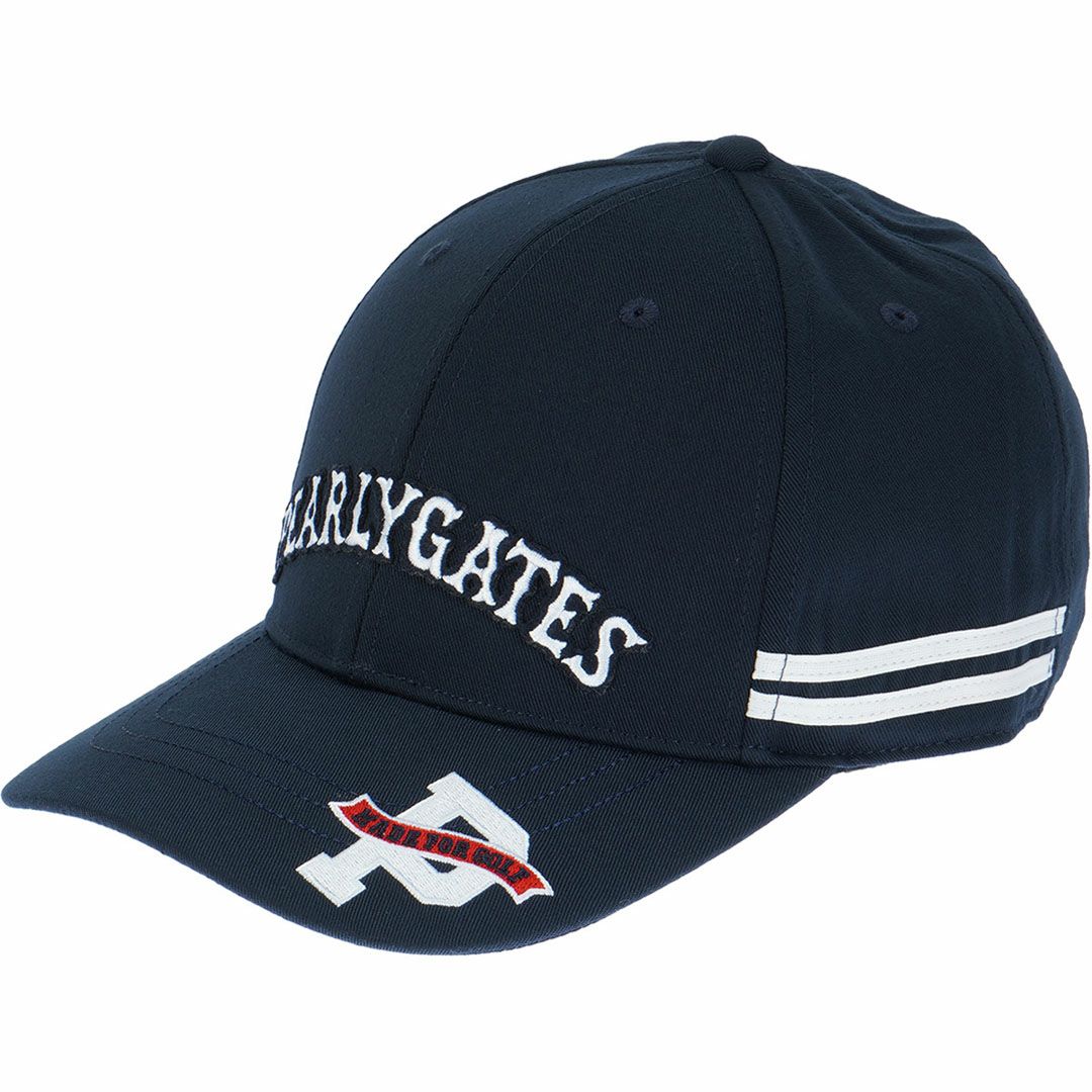 パーリーゲイツ PEARLY GATES メンズ レディース ユニセックス ベースボールロゴリサイクルツイルキャップ (UNISEX) PAMG5ANF 詳細2