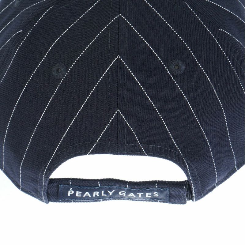 パーリーゲイツ PEARLY GATES メンズ レディース ユニセックス 【NEW ERA × PG】コラボ ピンストライプ柄キャップ (UNISEX) PAMG5ASF 詳細3