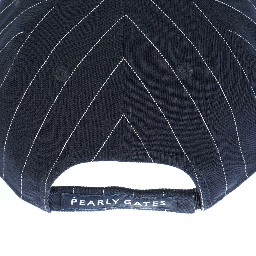パーリーゲイツ PEARLY GATES メンズ レディース ユニセックス 【NEW ERA × PG】コラボ ピンストライプ柄キャップ (UNISEX) PAMG5ASF 詳細3