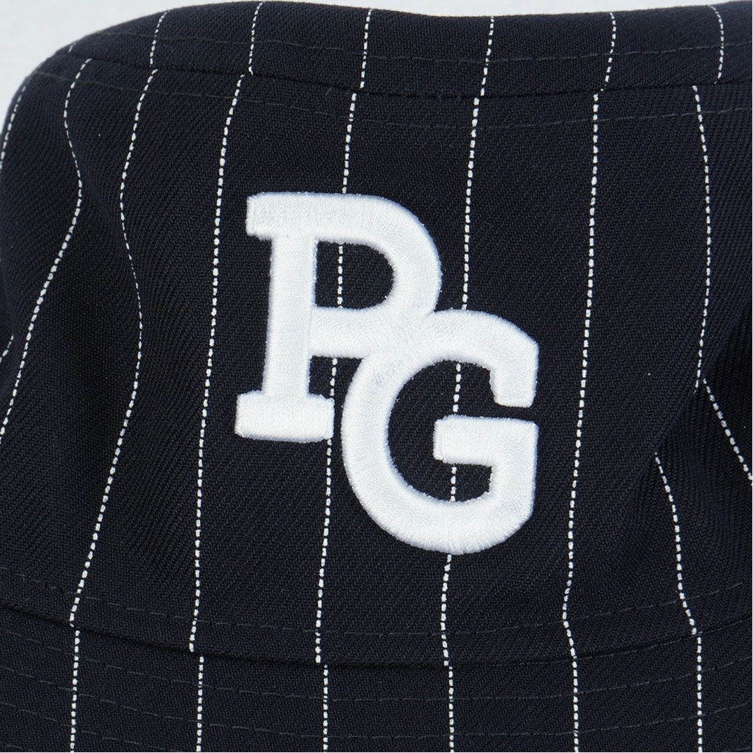 パーリーゲイツ PEARLY GATES メンズ レディース ユニセックス 【NEW ERA × PG】ピンストライプ柄ハット (UNISEX) PAMG5ATF 詳細5
