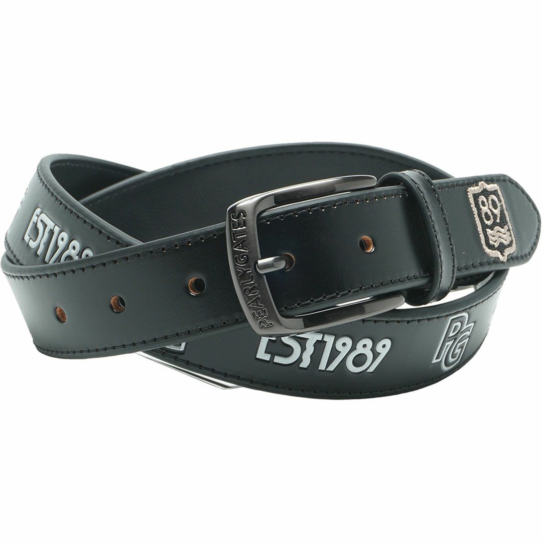 PEARLY GATES メンズ レディース ユニセックス ベルト ブラック