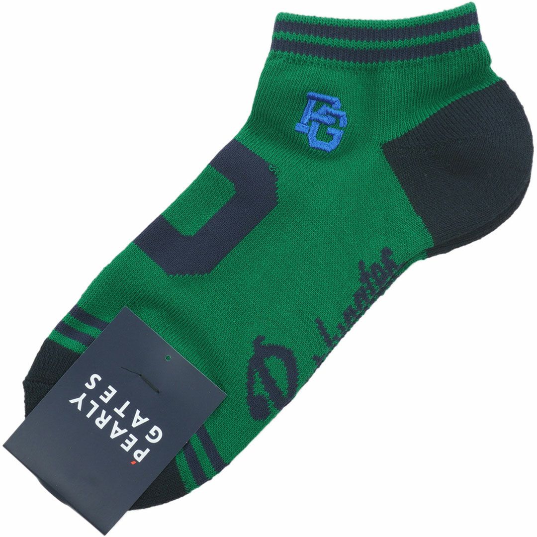 PEARLY GATES メンズ ソックス グリーン