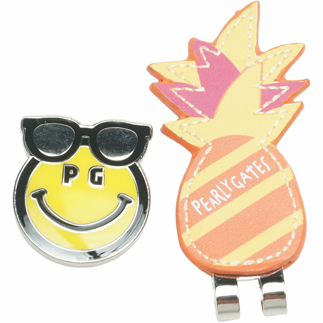 パーリーゲイツ PEARLY GATES メンズ レディース ユニセックス パイナップル合皮マーカー (UNISEX) PAMG593F 詳細1