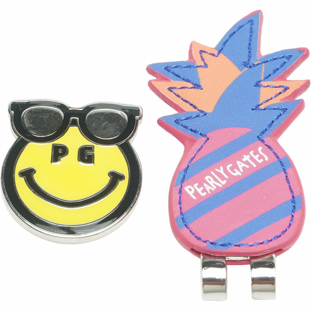 パーリーゲイツ PEARLY GATES メンズ レディース ユニセックス パイナップル合皮マーカー (UNISEX) PAMG593F 詳細2