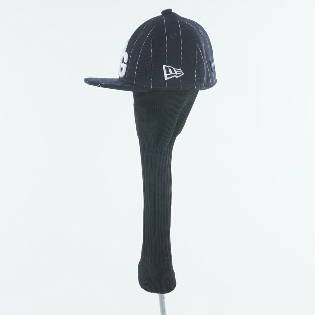 パーリーゲイツ PEARLY GATES メンズ レディース ユニセックス 【NEW ERA × PG】 ピンストライプ柄 フェアウェイウッド用ヘッドカバー (UNISEX) PAMG597F 詳細2