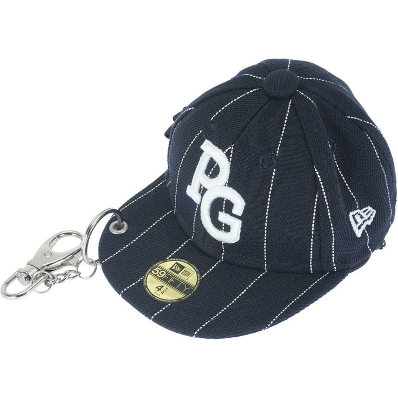 パーリーゲイツ PEARLY GATES メンズ レディース ユニセックス 【NEW ERA × PG】コラボ ピンストライプ柄ボールポーチ (UNISEX) PAMG598F 詳細1