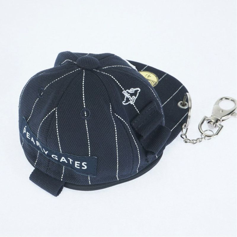パーリーゲイツ PEARLY GATES メンズ レディース ユニセックス 【NEW ERA × PG】コラボ ピンストライプ柄ボールポーチ (UNISEX) PAMG598F 詳細2
