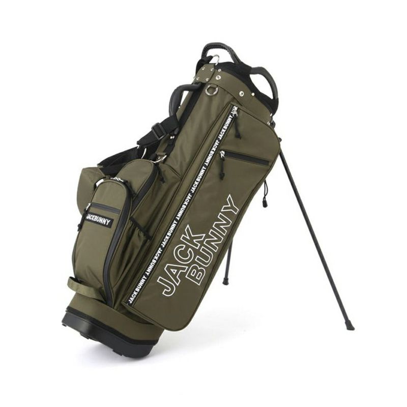 Jack Bunny ユニセックス メンズ レディース スタンド式キャディバッグ カーキ