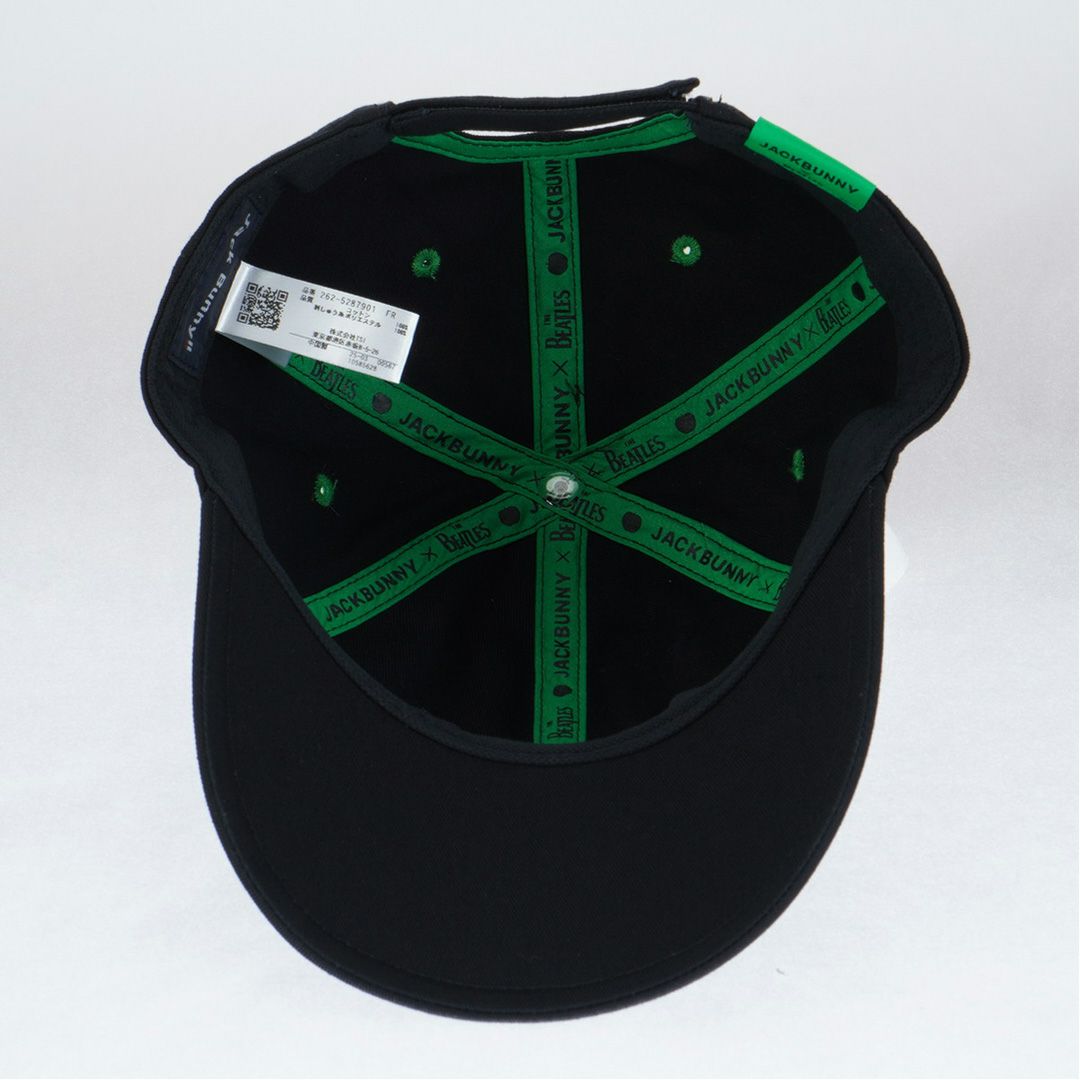 ジャックバニー The BEATLESコラボ商品 ユニセックス メンズ レディース キャップ 帽子 ブラック