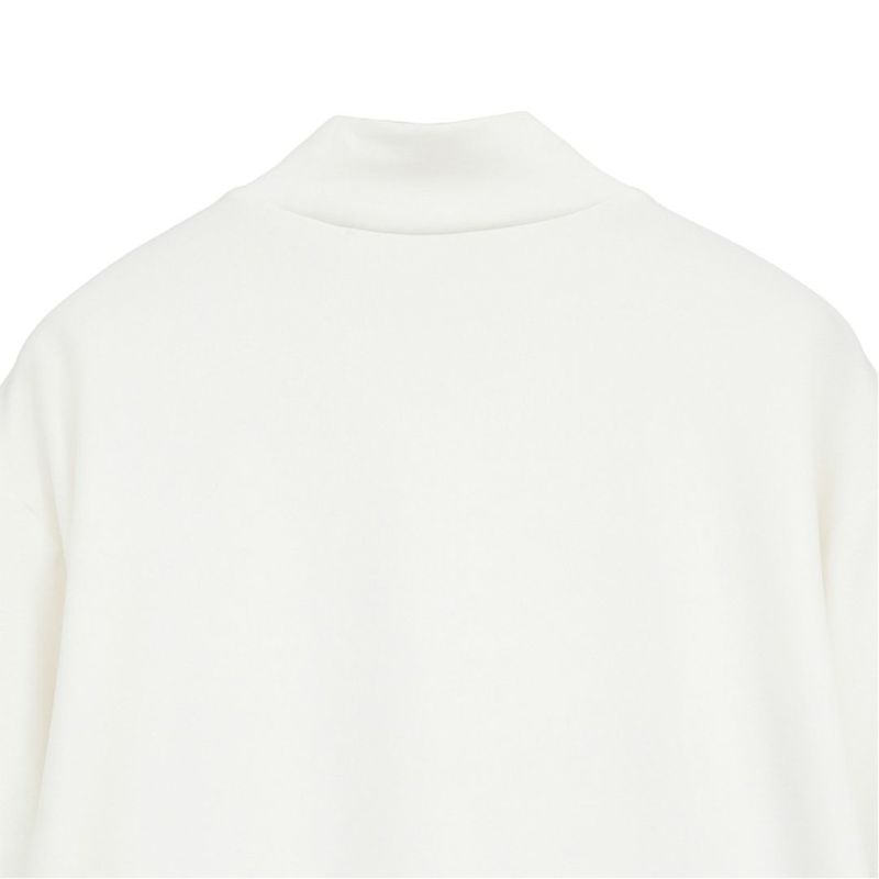 TRAVISMATHEW メンズ 長袖モックネックシャツ ホワイト