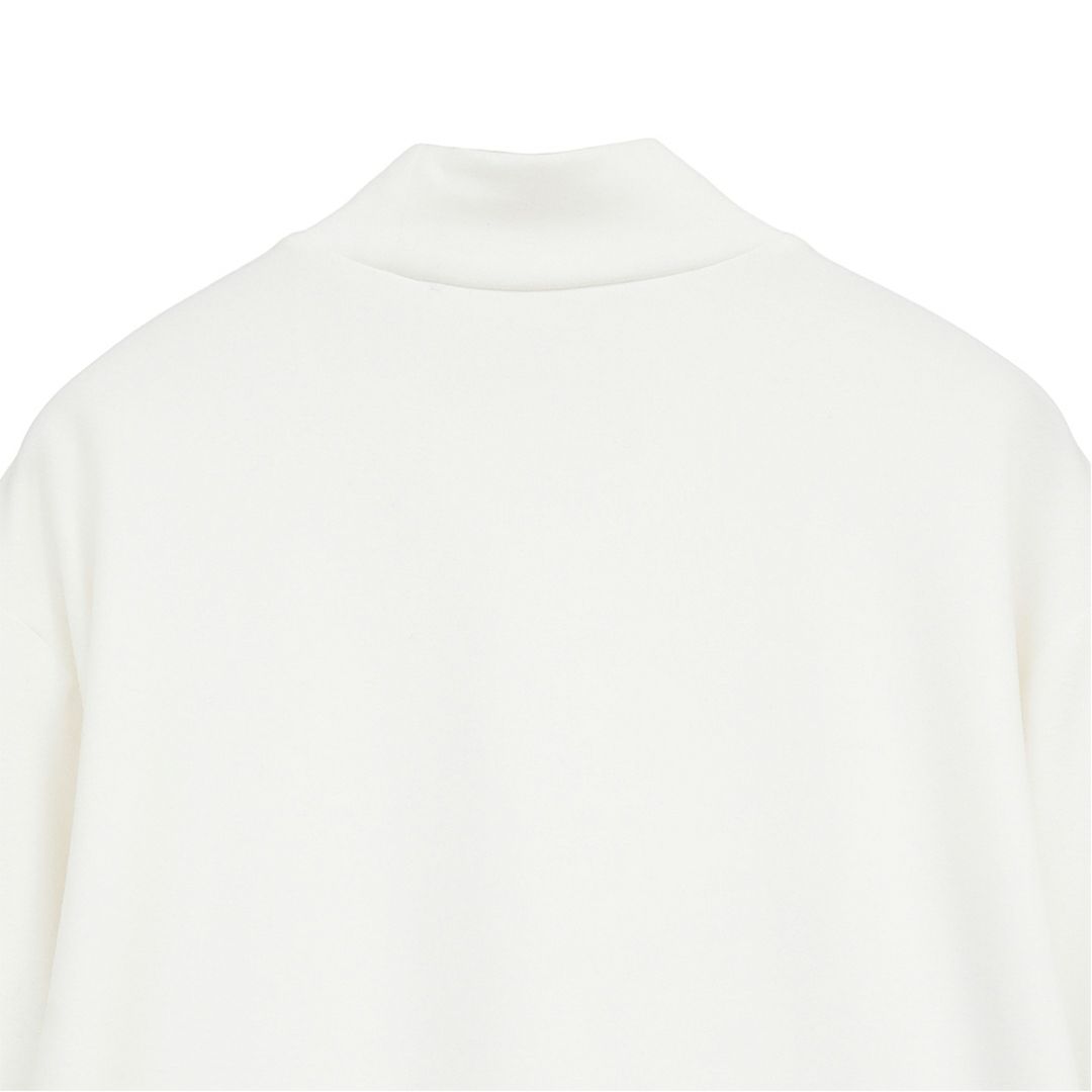 TRAVISMATHEW メンズ 長袖モックネックシャツ ホワイト