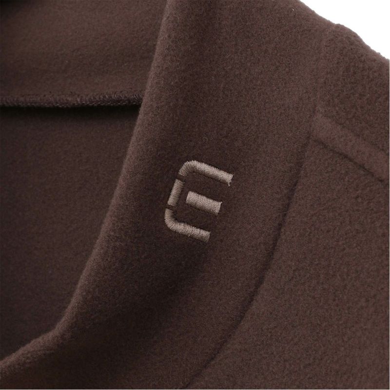 TRAVISMATHEW メンズ 長袖モックネックシャツ チョコ